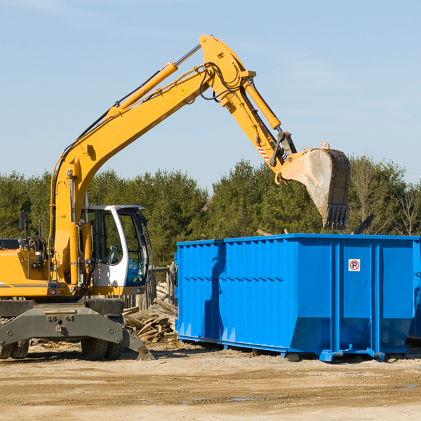 can i choose the location where the residential dumpster will be placed in Big Oak Flat California